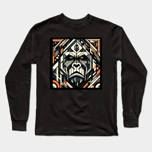 Abstract Animal Gorilla 4 Long Sleeve T-Shirt